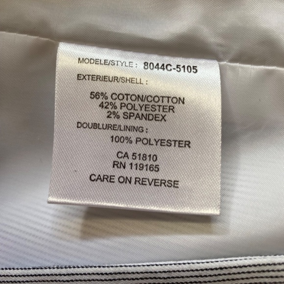 Tribella Tribal Blazer Pinstripe Jacket 3/4 Sleeve - Picture 4 of 5